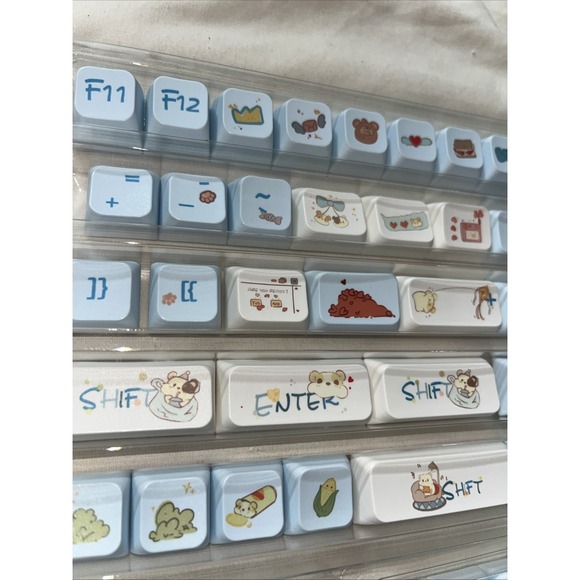 Cartoon Chiikawa Keycap For Mechanical Keyboard Hamster Cutee Keys Key Cap Gifts - Picture 7 of 16